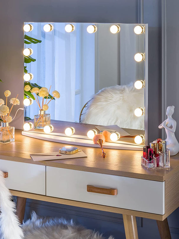 Luxfurni | Hollywood Vanity Mirrors: LED Lights, Smart Touch, & Glamour