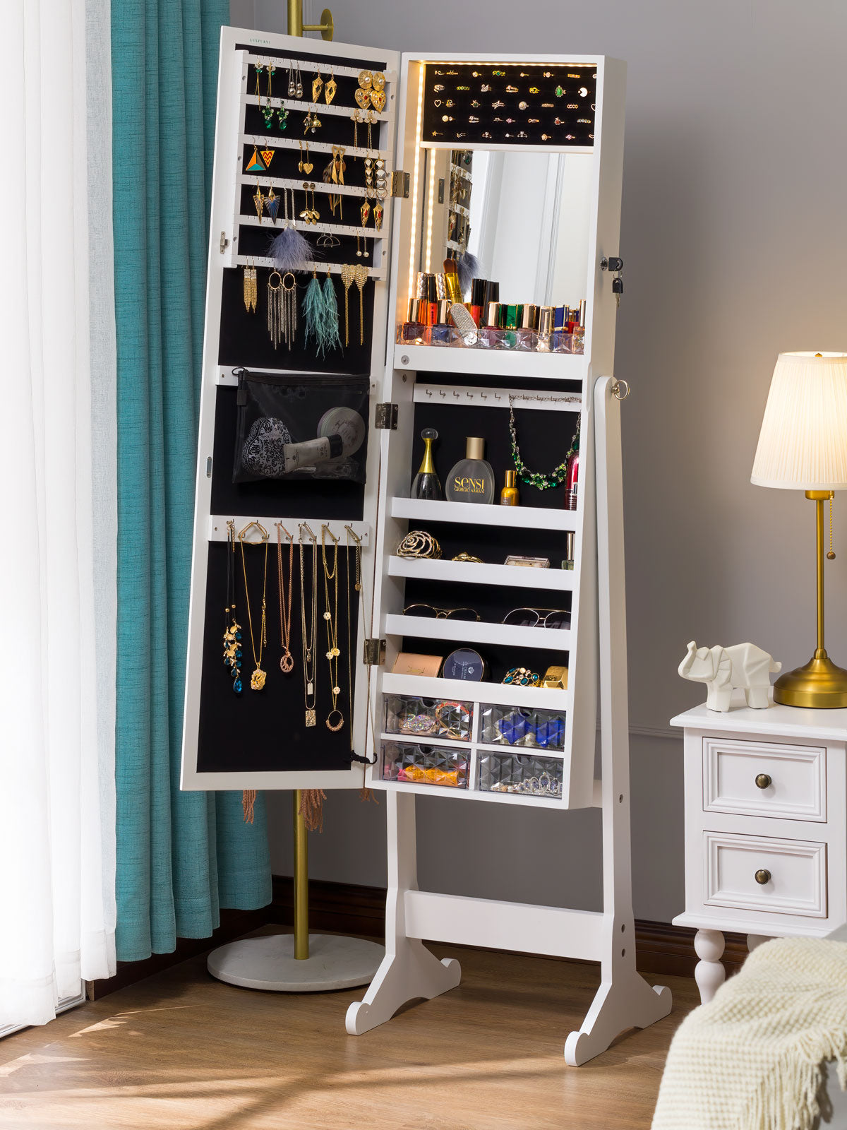 LUXFURNI Instruction Manuals Get the Support You Need for Your Hollywood Mirror Mirror Jewelry Armoire or Full length Mirror Luxfurni